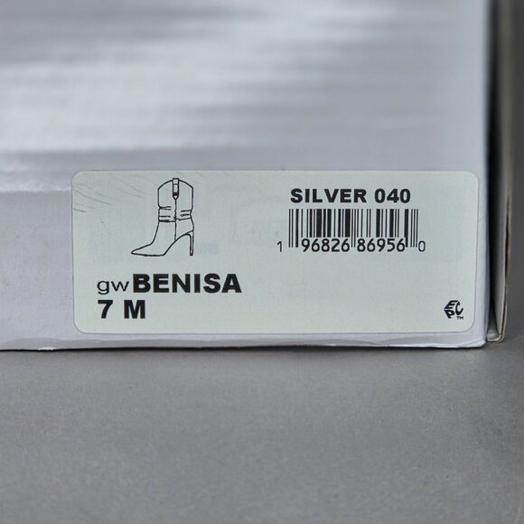 NWT GUESS Women's Benisa Pointy Toe Western Heeled Scrunch Booties Boots - Picture 5 of 6